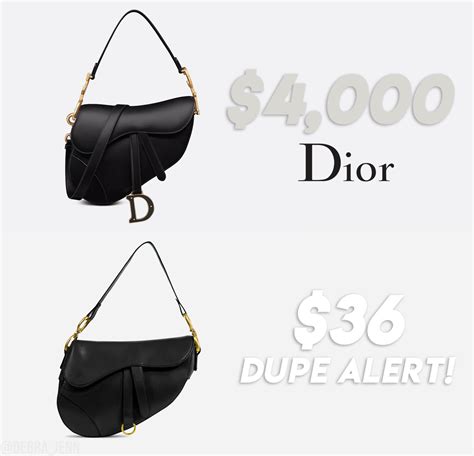 black dior saddle bag dupe|christian Dior look alike bags.